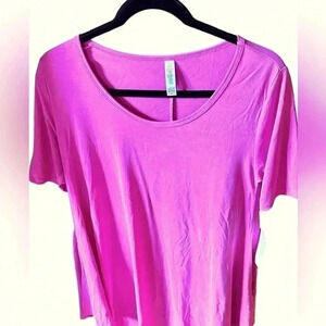 Lularoe XS orchid‎ pink modal blend Perfect T. NWT. Dressy !